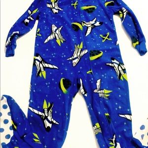 Space Shuttle Footed Pajamas